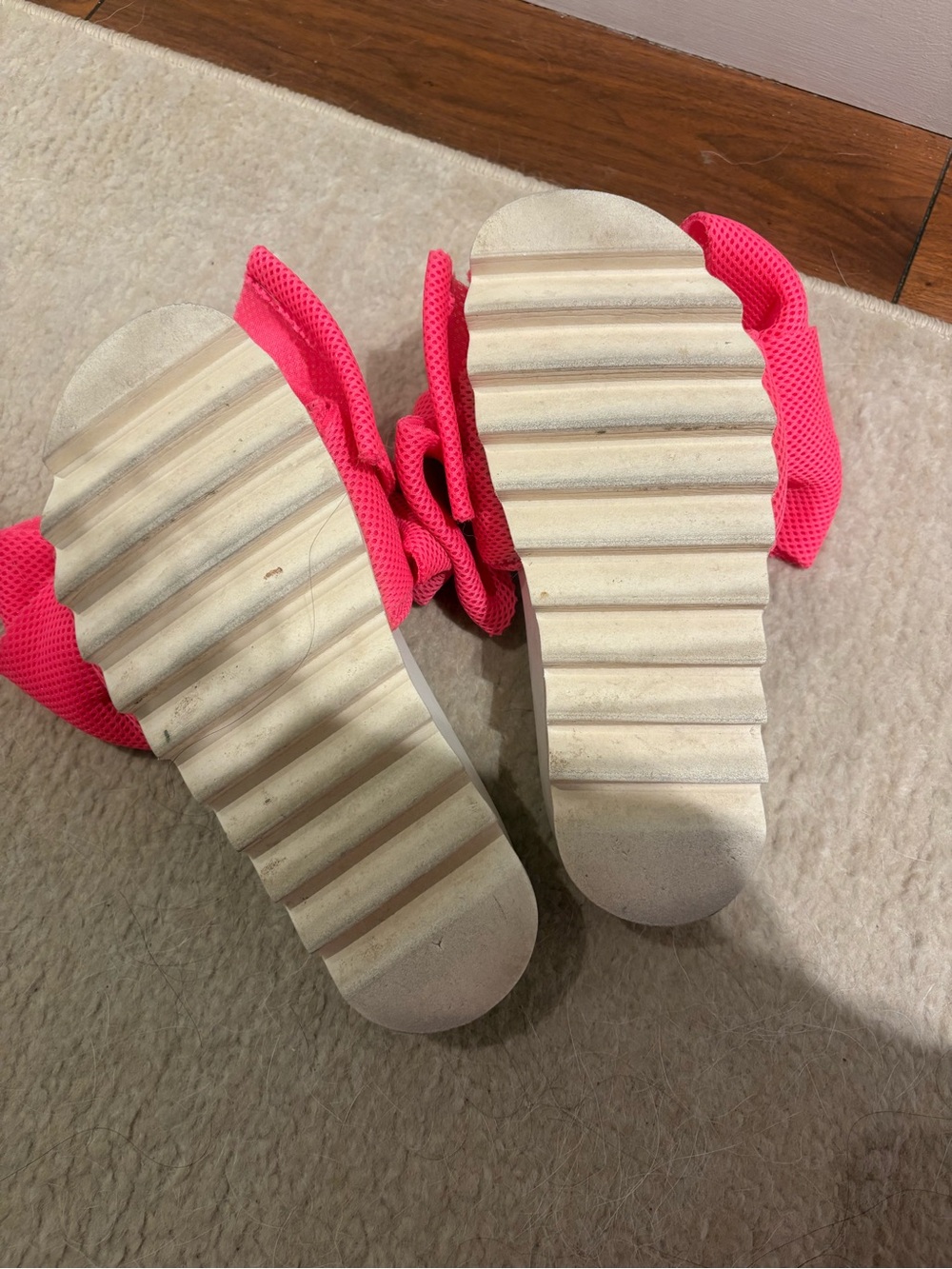 Joshua Sanders Pink Bow Slide Sandals - Picture 3 of 5